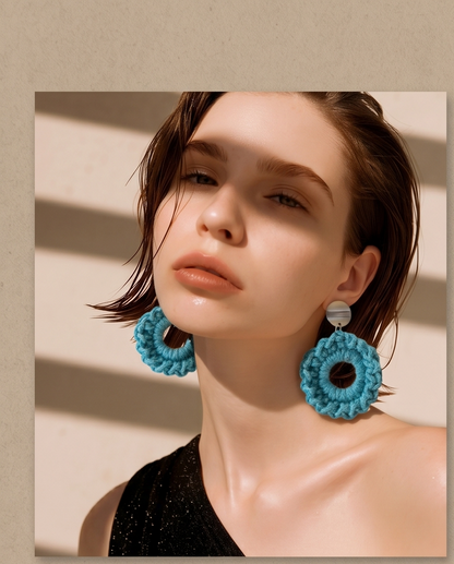 Large Round Earrings