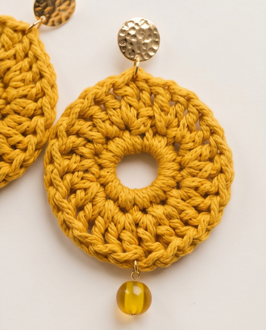 Large Round Earrings