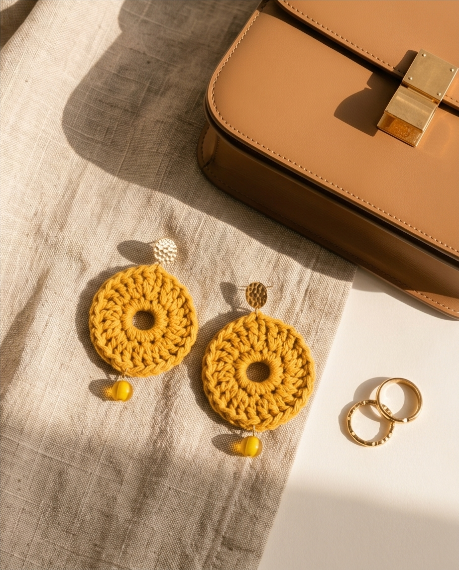 Large Round Earrings