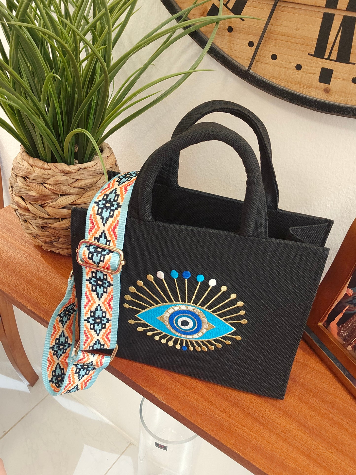 Embroidered Canvas Handbags