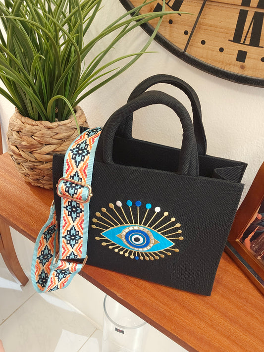 Embroidered Canvas Bag