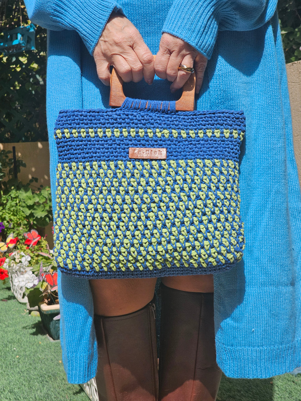 Blue Lime Tote