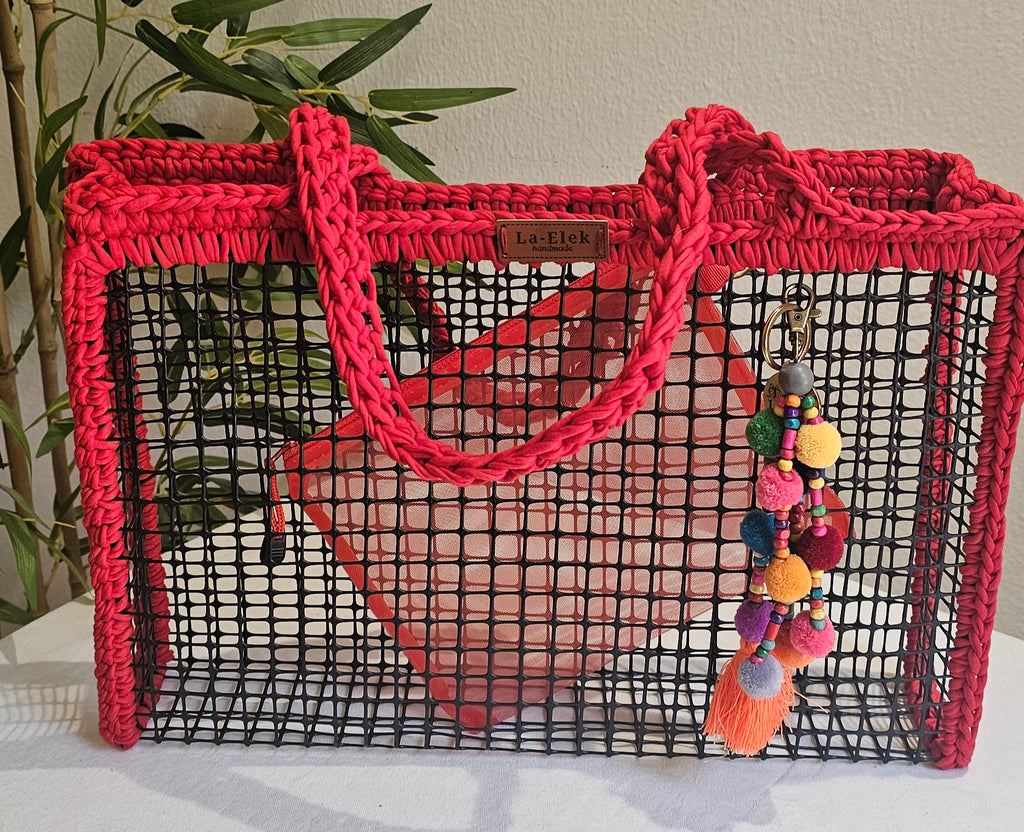 Mesh Colorful Beachbag