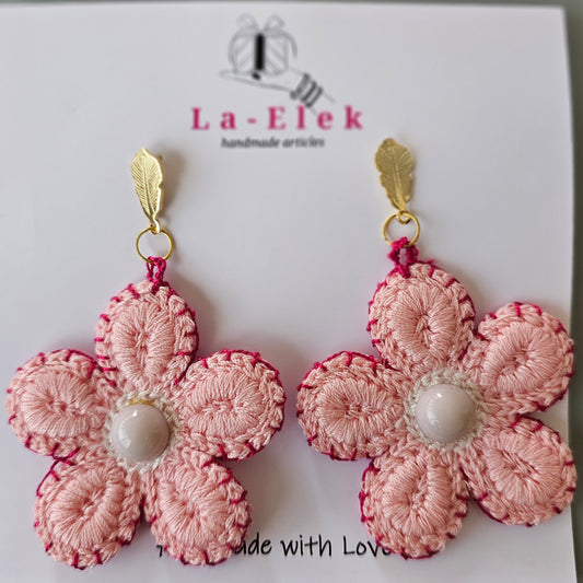 Floral Earrings with Stud
