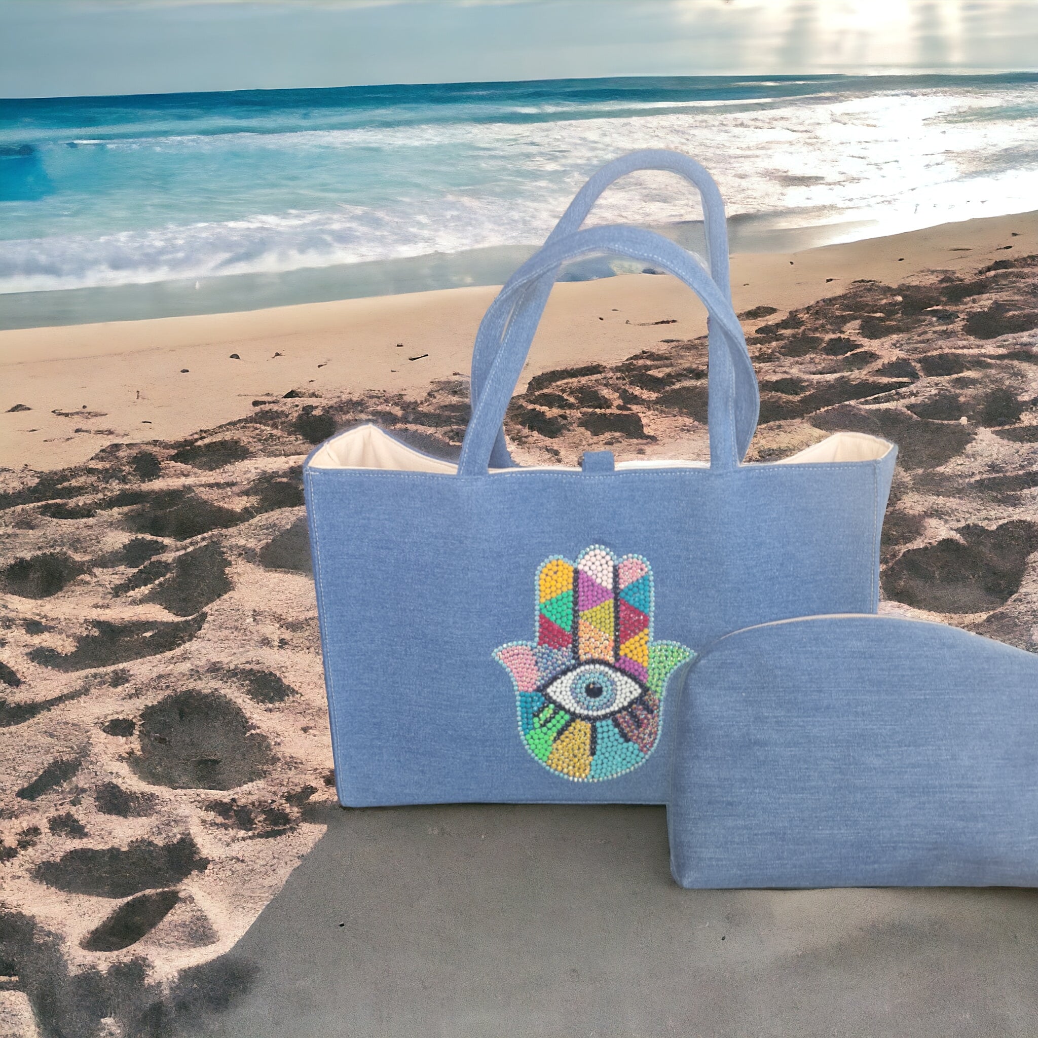 Embelished Beach Bag