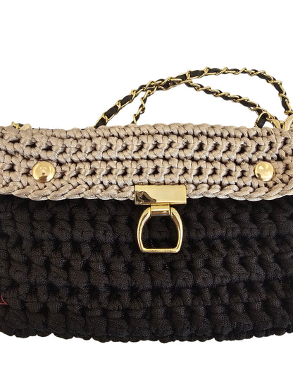 Silk Black and Greige