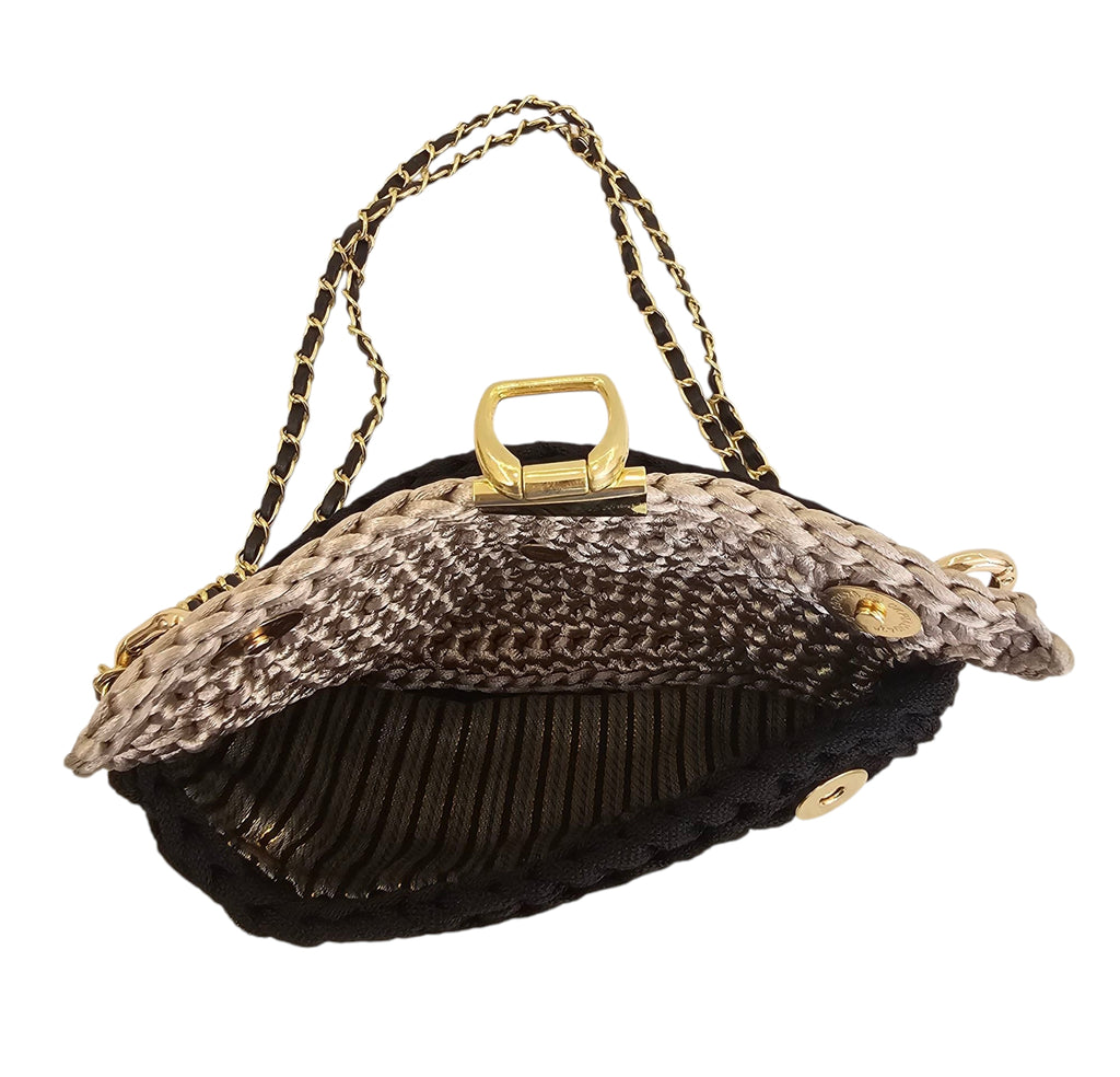 Silk Black and Greige