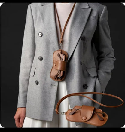Leather Eyeglass Pouch